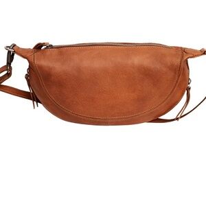 Latico Crosby Leather Sling Bag, Cognac NEW WITH TAGS